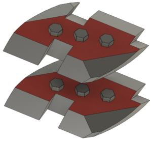 400 mm toothed blade set for DF SC600