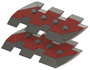 600 mm toothed blade set for DF SC600